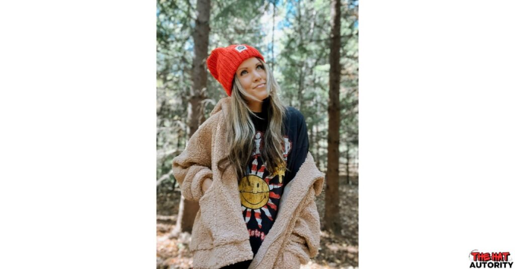 Women Beanie Styles - red